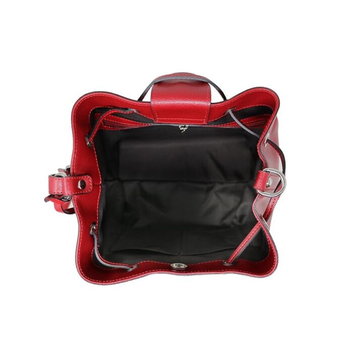 Red Taurillon Leather Capucines - Image 3