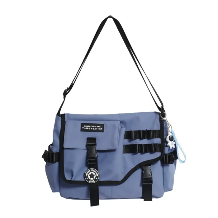 Canvas Crossbody Bags for Women 2023 Nylon Men Postman Student Shoulder Messenger Bag Large Satchel Fashion Bookbag Big Handbags - Image 5