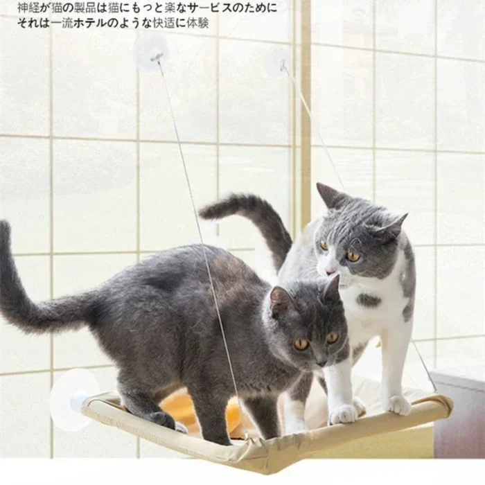 Hanging Cat Bed Pet Cat Hammock Aerial Cats Bed House Kitten Climbing Frame Sunny Window Seat Nest Bearing 20kg Pet Accessories - Image 6