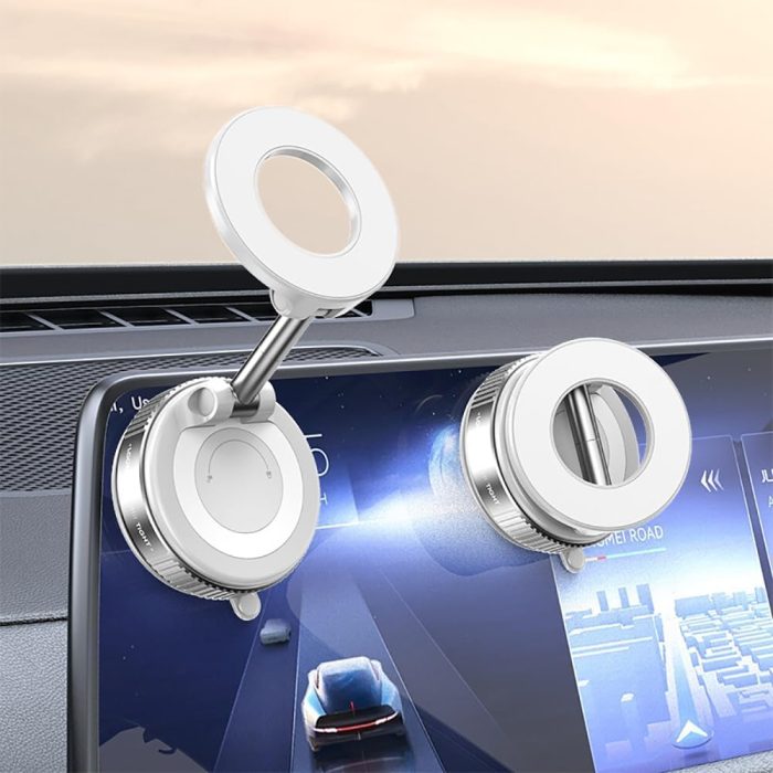 Ultra Strong N52 Magnetic Phone Holder. N52 Magnetic Phone Holder. Vacuum Suction Magnetic Phone Holder. Vacuum Magnetic Phone Stand. 360° Adjustable Ultra Vacuum Suction Cup Phone Mount (B) - Image 6