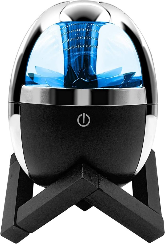 Dancing Ferrofluid Bluetooth Speaker 5.0 - Magnetic Fluid Music Visualizer. 360° Stereo Sound. Touch Control. Multi-Color LED Desk Decor. Unique Gift for Music Lovers