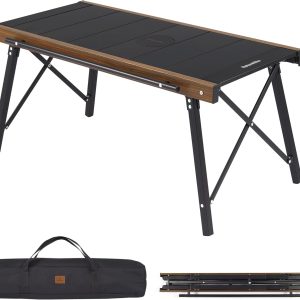 Naturehike Folding IGT Camping Table. Portable Outdoor IGT Cook System. Ultralight Aluminum Camp Table with Carry Bag for Car Camping Picnic RV Trip Patio Backyard BBQ