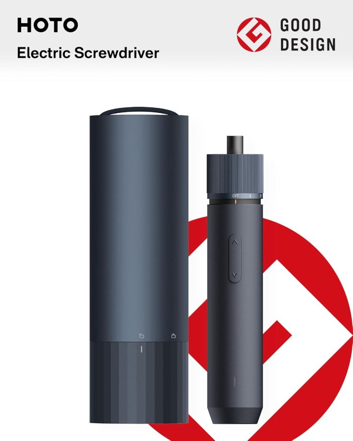 HOTO Electric Screwdriver Rechargeable. 3.6V Cordless Screwdriver Set USB-C. 3 Torque Settings. 1500mAh Battery. LED Light & 12 S2 Metal Bits for Furniture/Electrical Repairs - Image 9