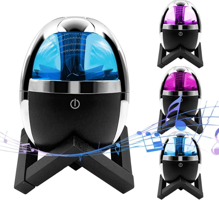 Dancing Ferrofluid Bluetooth Speaker 5.0 - Magnetic Fluid Music Visualizer. 360° Stereo Sound. Touch Control. Multi-Color LED Desk Decor. Unique Gift for Music Lovers - Image 2