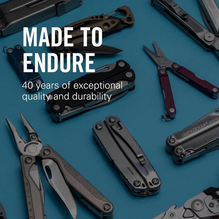 LEATHERMAN. Wave+. 18-in-1 Full-Size. Versatile Multi-tool for DIY. Home. Garden. Outdoors or Everyday Carry (EDC). Black - Image 7
