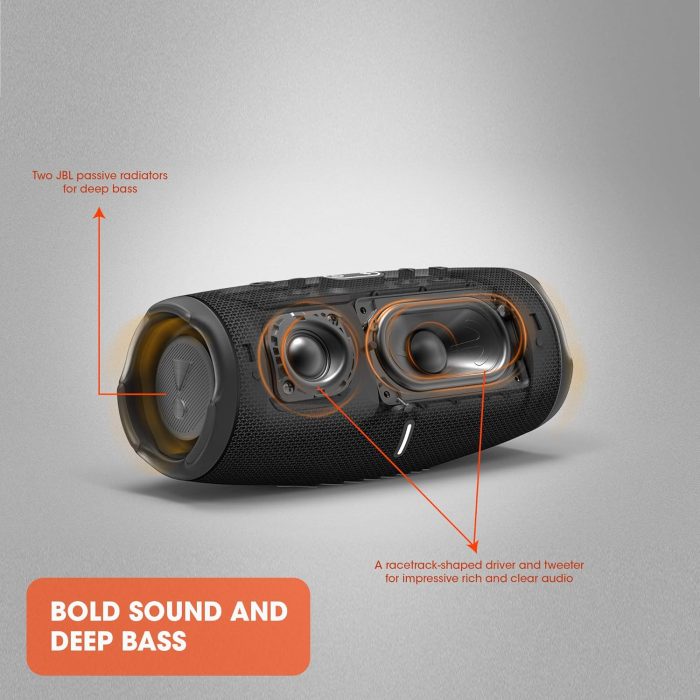 JBL CHARGE 5 - Portable Bluetooth Speaker with IP67 Waterproof and USB Charge out - Black - Image 3