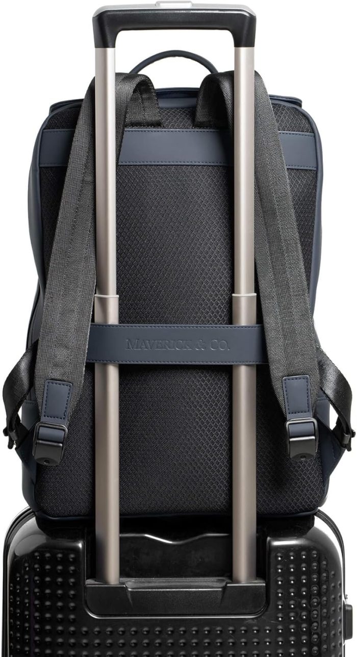 Maverick & Co. Vista Waterproof Backpack (Navy) - Image 5
