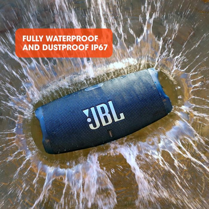 JBL CHARGE 5 - Portable Bluetooth Speaker with IP67 Waterproof and USB Charge out - Black - Image 5