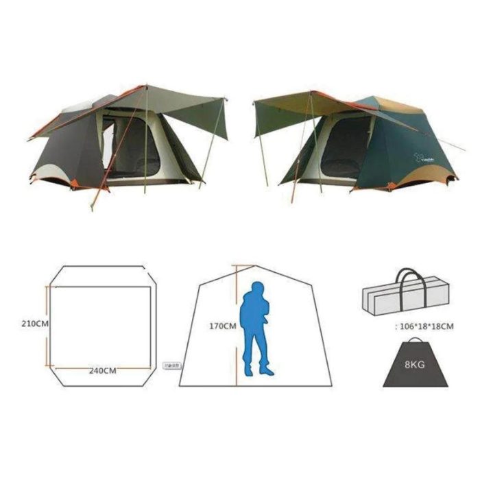 Vidalido Automatic Instant Cabin Tent and Automatic Instant Cabin Tent Plus - Image 12