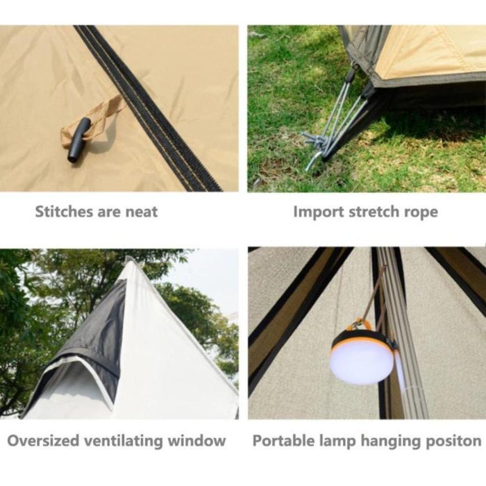 Vidalido Indian Style Pyramid Tent MX Pro Teepee - Image 6