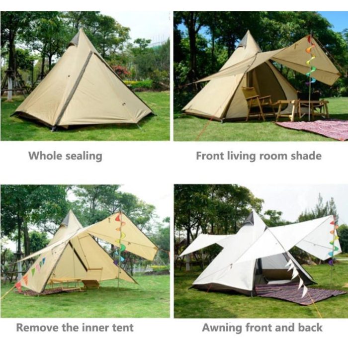 Vidalido Indian Style Pyramid Tent MX Pro Teepee - Image 7