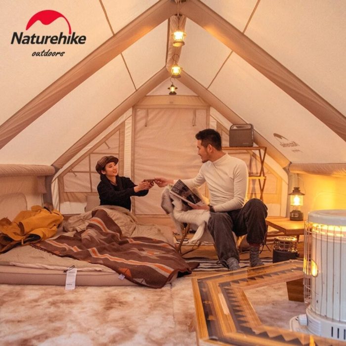 Naturehike Extend Air 12.0 Cotton Inflatable Tent + Mat - Image 9