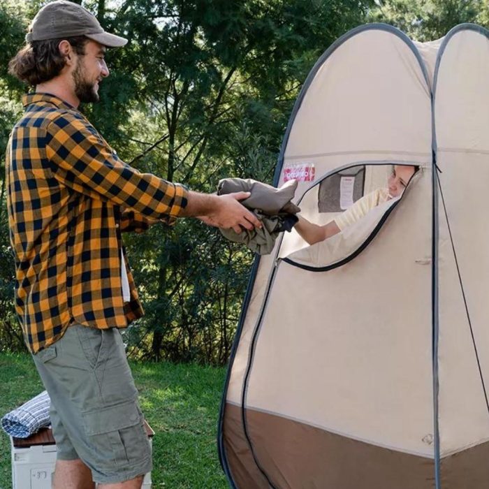 Naturehike NH17Z002 Foldable portable changing tent - brown - Image 3