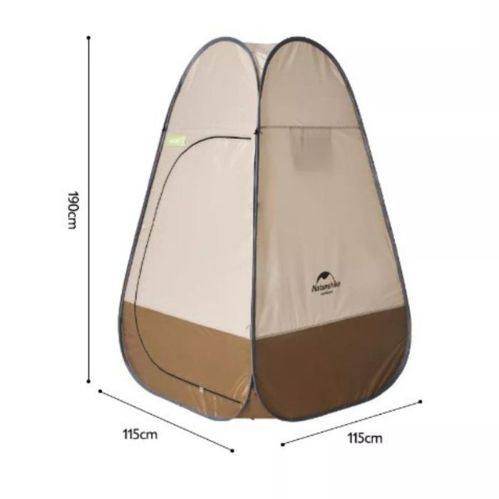 Naturehike NH17Z002 Foldable portable changing tent - brown - Image 2