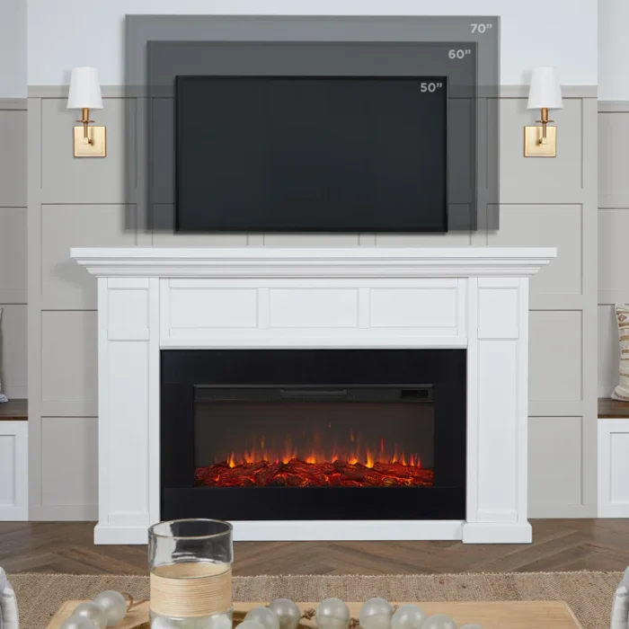 Alcott 75" Landscape Electric Fireplace by Real Flame - Image 8