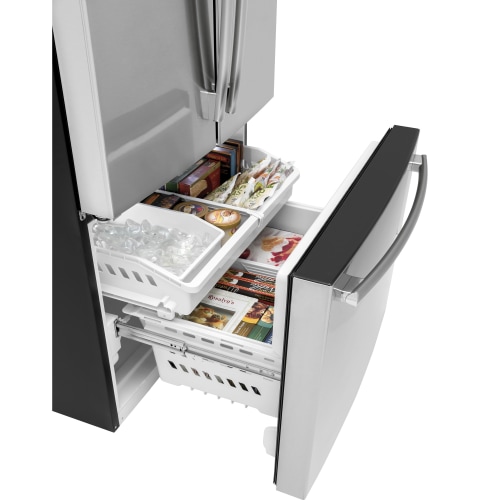 Two-level freezer storage baskets Two-level freezer storage baskets