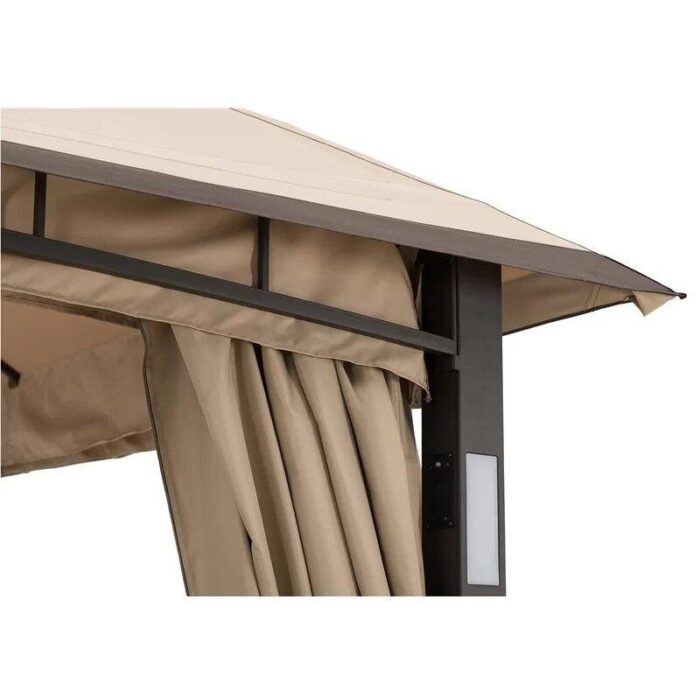 Moorehead 12 Ft. W x 10 Ft. D Steel Patio Gazebo - Image 16