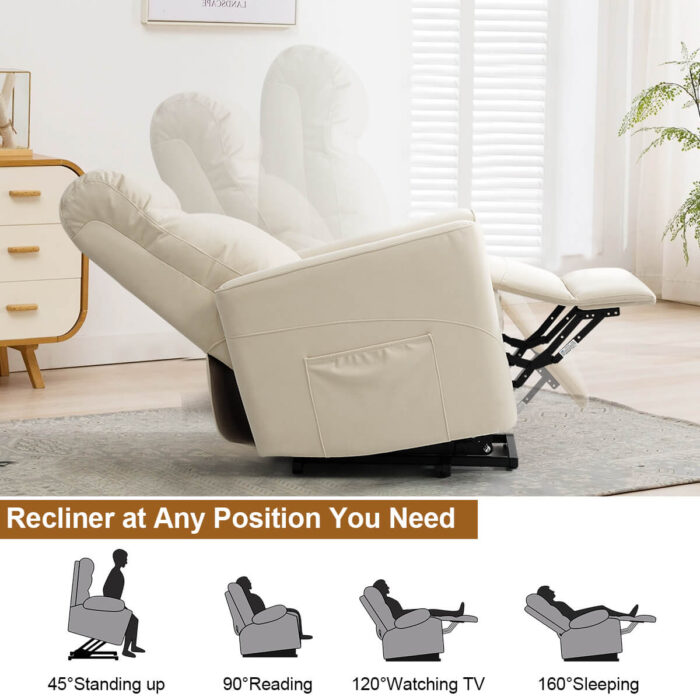 Power Lift Chair with Kneading Massage, Fabric - Image 12