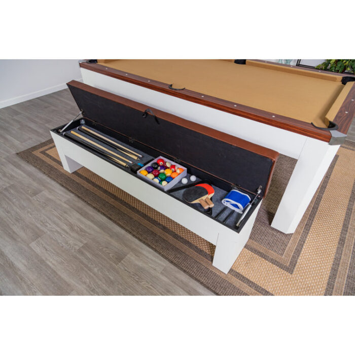 Newport 7-ft Pool Table Combo Set with Benches - Image 26