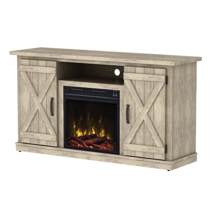 TV Stand for TVs up to 55" with Fireplace Included - Image 3