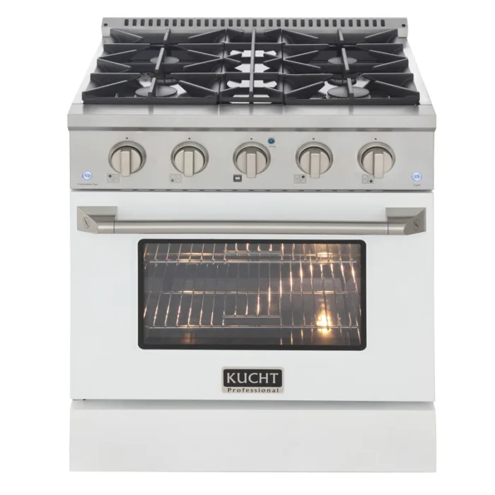 Pro-Style 30 in. 4.2 cu. ft. 4-Burner Freestanding Gas Range with Convection Oven - Image 12