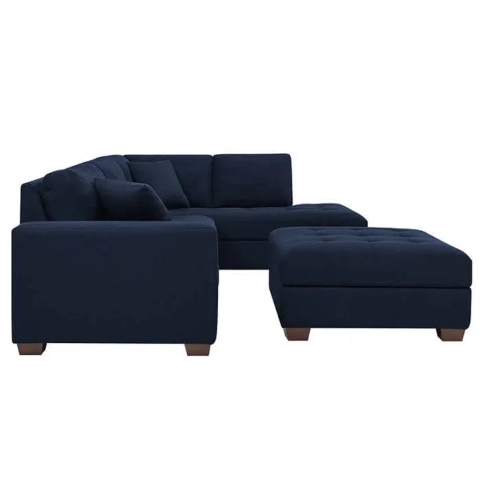 Thomasville Tisdale Fabric Sectional with Storage Ottoman - Image 20