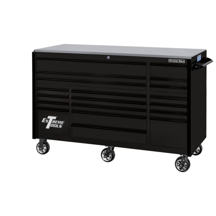 Extreme Tools 72″ x 30″, 19 Drawer Roller Cabinet with 250 lbs. drawer slides, RX 250 Series - Image 5