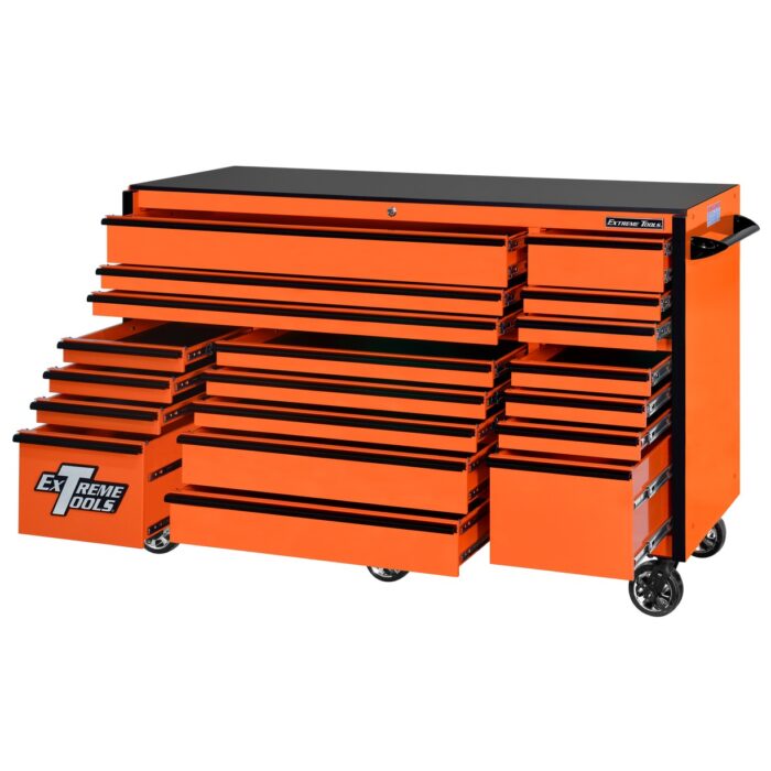 Extreme Tools 72″ x 30″, 19 Drawer Roller Cabinet with 250 lbs. drawer slides, RX 250 Series - Image 12
