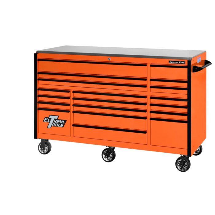 Extreme Tools 72″ x 30″, 19 Drawer Roller Cabinet with 250 lbs. drawer slides, RX 250 Series - Image 6