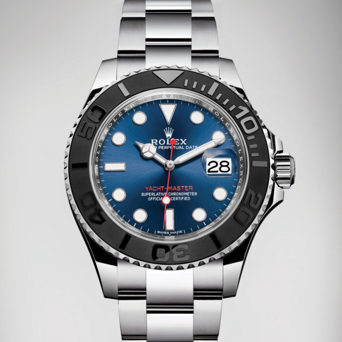 YACHT MASTER 1 ( BLACK & BLUE DIAL ) STAINLESS STEEL 40MM - Image 13