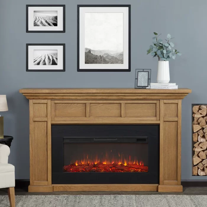 Alcott 75" Landscape Electric Fireplace by Real Flame - Image 3