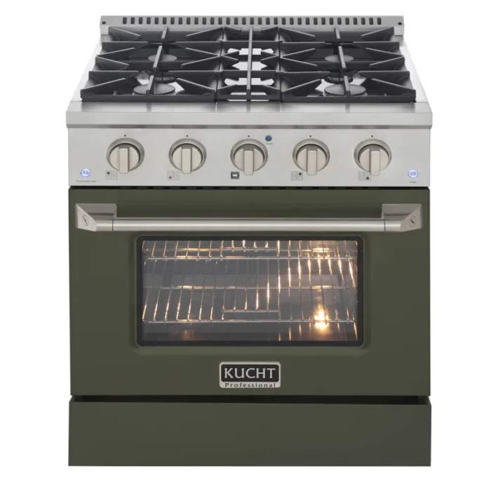 Pro-Style 30 in. 4.2 cu. ft. 4-Burner Freestanding Gas Range with Convection Oven - Image 9