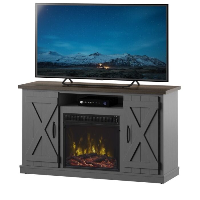 TV Stand for TVs up to 55" with Fireplace Included - Image 15