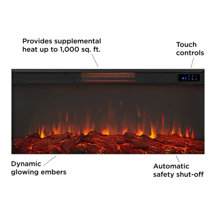 Beau 59" Landscape Electric Fireplace by Real Flame - Image 16