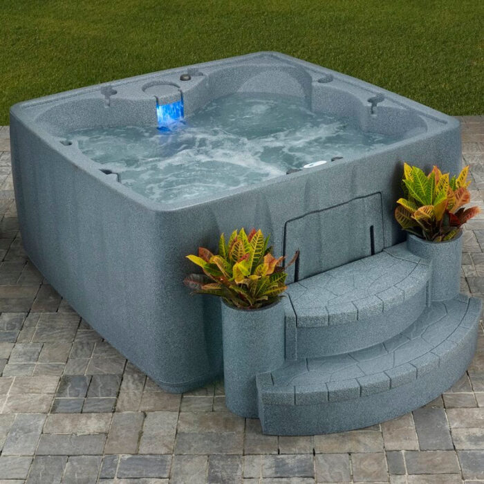 Aquarest Spas, Powered By Jacuzzi® Pumps 6 - Person 29 - Jet Square Plug And Play Hot Tub with Ozonator - Image 4