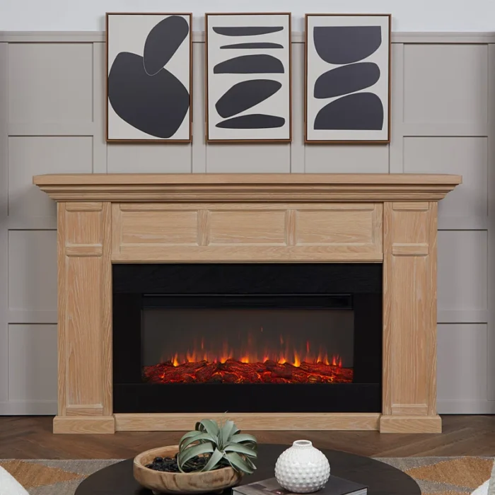 Alcott 75" Landscape Electric Fireplace by Real Flame - Image 4