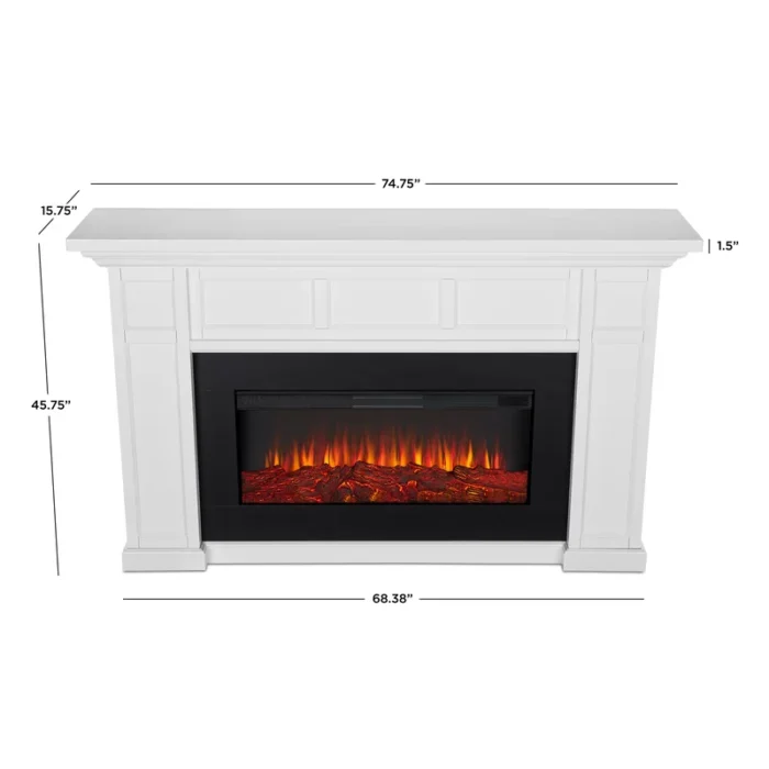 Alcott 75" Landscape Electric Fireplace by Real Flame - Image 25