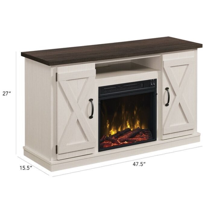 TV Stand for TVs up to 55" with Fireplace Included - Image 12
