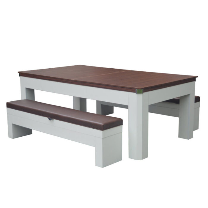 Newport 7-ft Pool Table Combo Set with Benches - Image 27