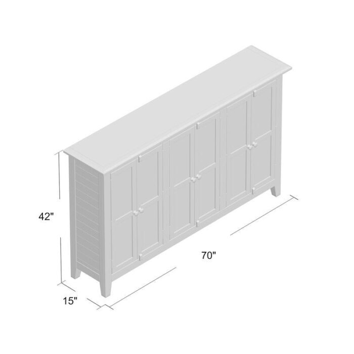 70'' Wide Sideboard On Sale - Image 8