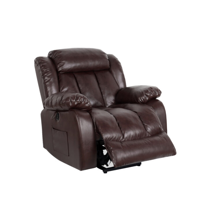 💥Clearance Sale🔥 Best MassageTheater Seating for Home| Power Electric Recliner Chair Movie Theater Seats with USB Port, Side Pocket - Image 11