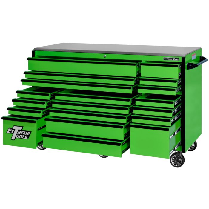 Extreme Tools 72″ x 30″, 19 Drawer Roller Cabinet with 250 lbs. drawer slides, RX 250 Series - Image 10