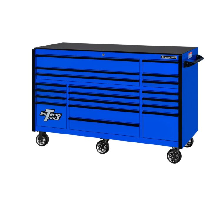 Extreme Tools 72″ x 30″, 19 Drawer Roller Cabinet with 250 lbs. drawer slides, RX 250 Series - Image 3