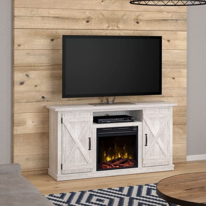 TV Stand for TVs up to 55" with Fireplace Included - Image 20