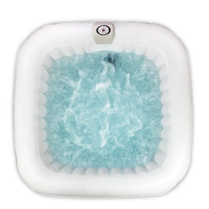 ALEKO Aleko 4 - Person 130 - Jet Square Inflatable Hot Tub - Image 7