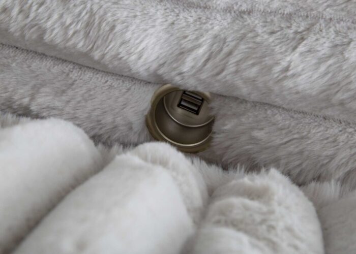 Nestle Recliner With Dual Cupholders And Charging Ports - Image 14