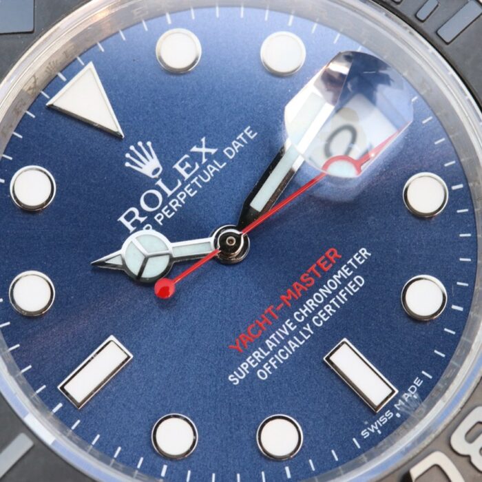 YACHT MASTER 1 ( BLACK & BLUE DIAL ) STAINLESS STEEL 40MM - Image 2