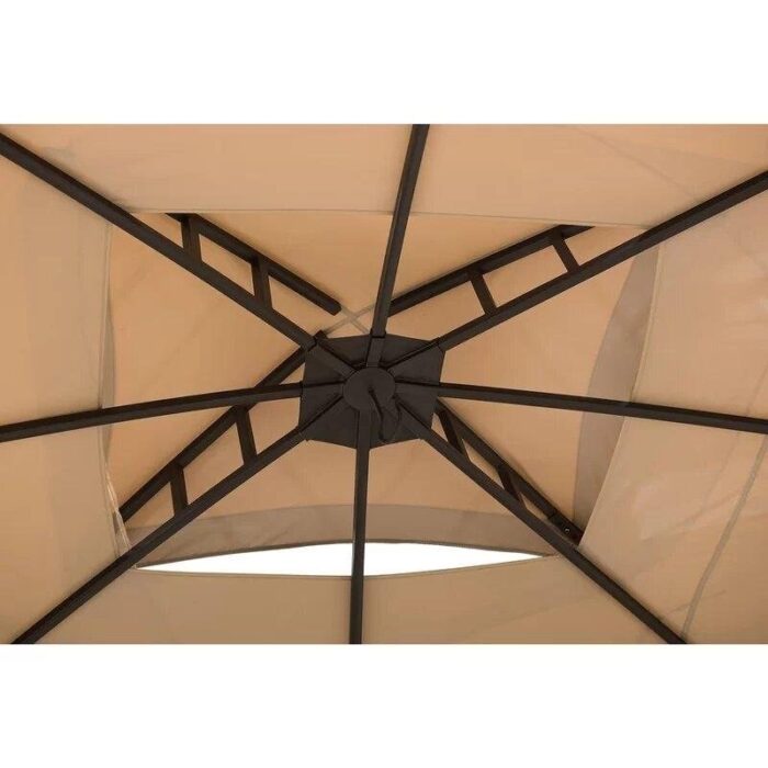 Moorehead 12 Ft. W x 10 Ft. D Steel Patio Gazebo - Image 7