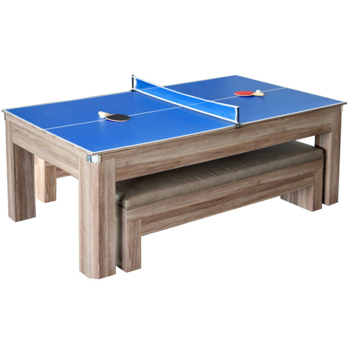 Newport 7-ft Pool Table Combo Set with Benches - Image 13