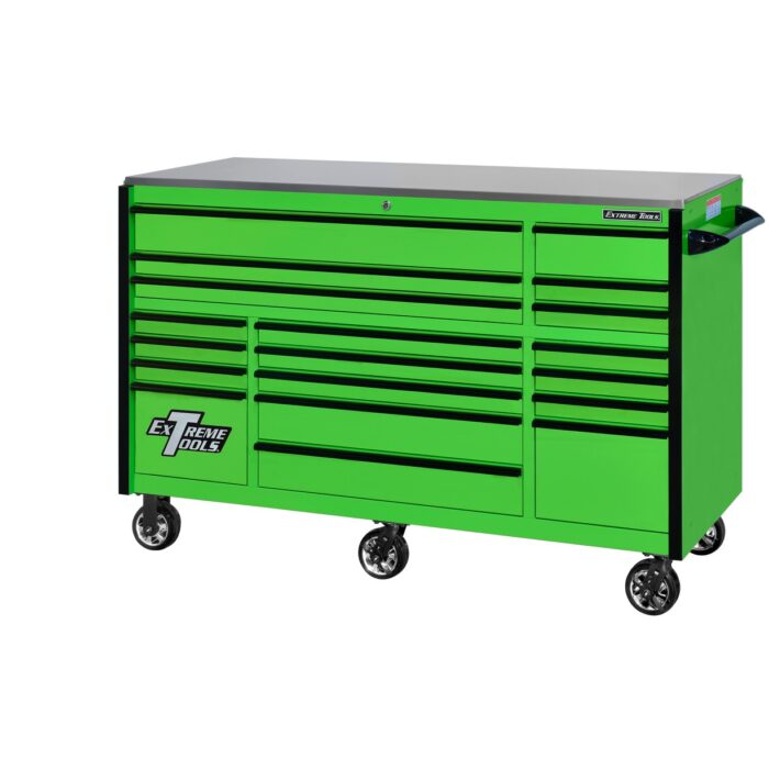 Extreme Tools 72″ x 30″, 19 Drawer Roller Cabinet with 250 lbs. drawer slides, RX 250 Series - Image 4